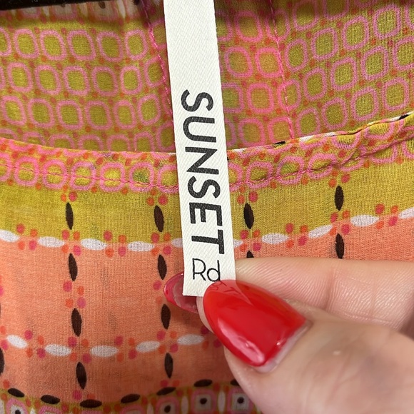 Nwot Sunset Rd size 16 gathered waiste coverup. - Picture 3 of 9